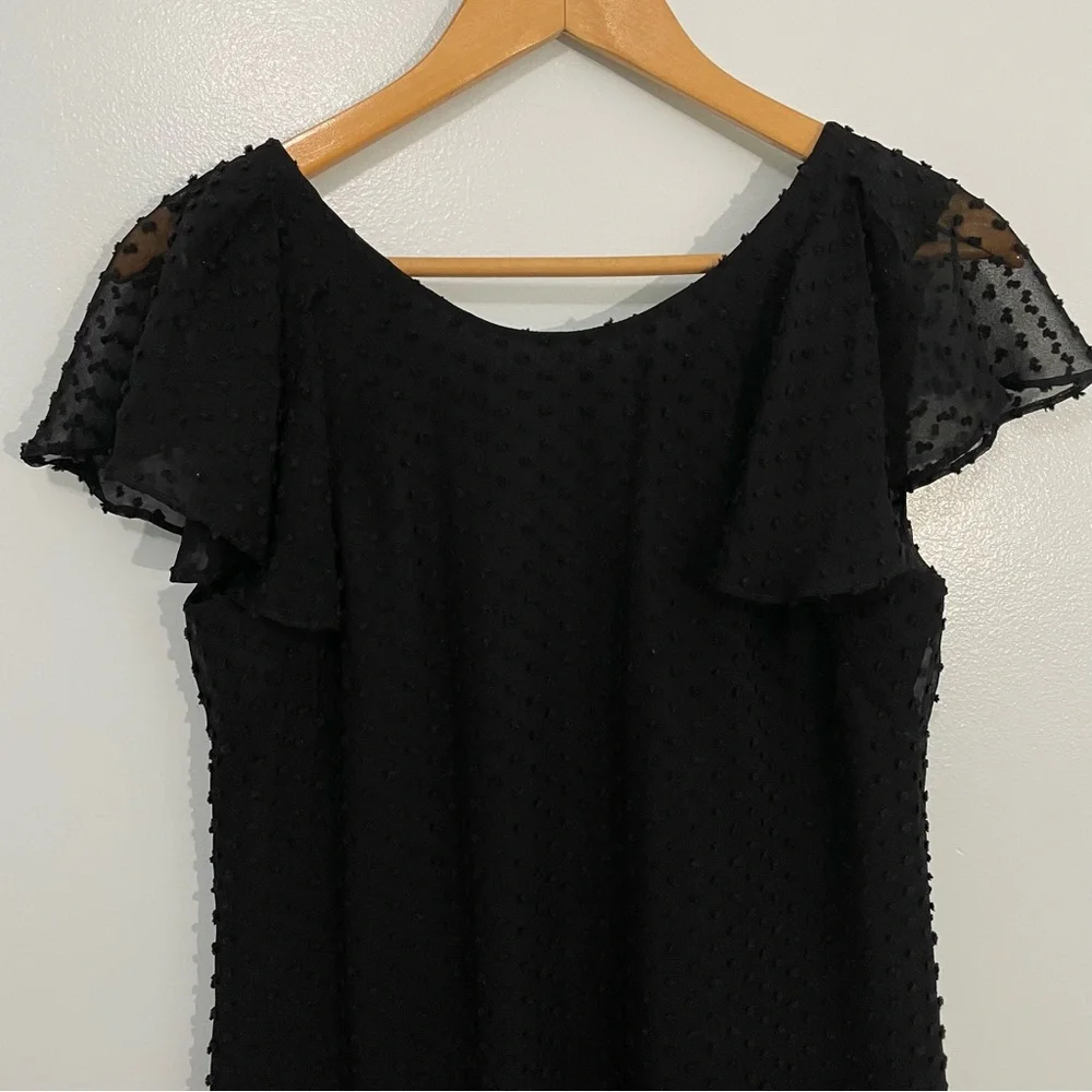 J. Crew Black Silk Blend Elegant Dress Size 2